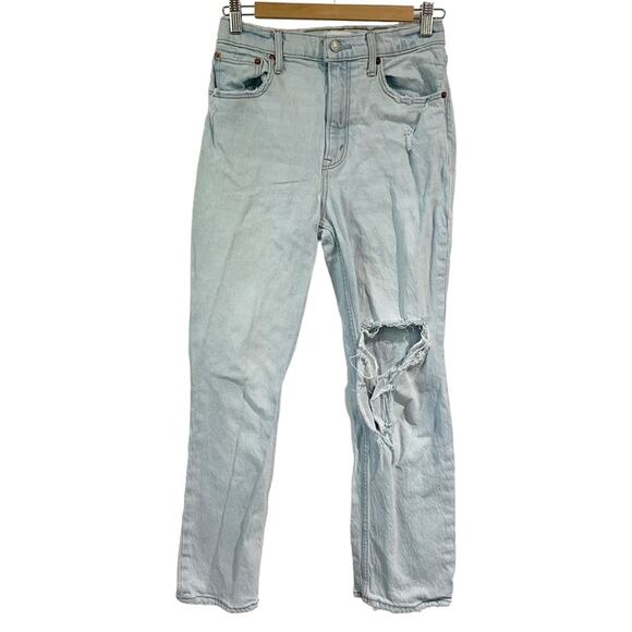Abercrombie and Fitch The 90s Straight Ultra High Rise Jeans Women 27/4 - Picture 1 of 6